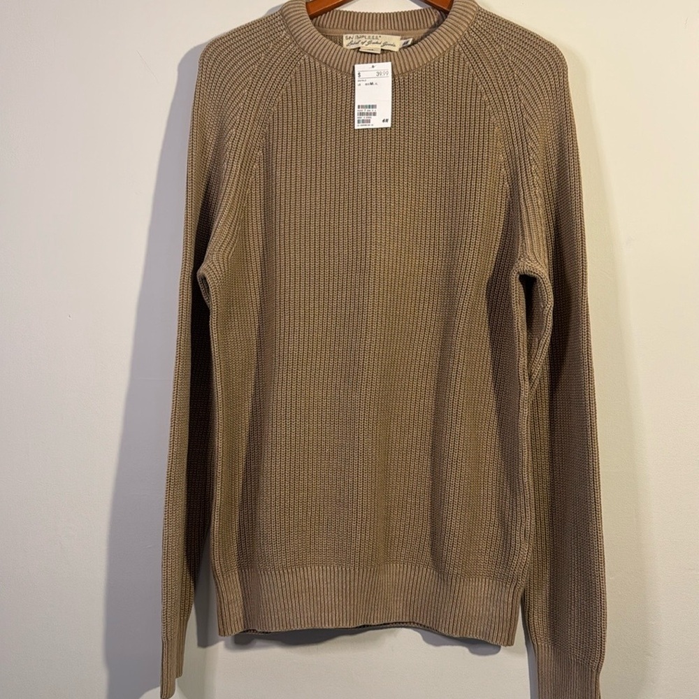 NWT H&M SWEATER CREWNECK MEN’S SIZE M